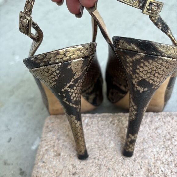 Jimmy Choo faux snake skin platform - Picture 6 of 8